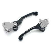 Zeta Black Pivot Lever Set for Yamaha WR450F 2024-2025