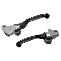 Zeta Black Pivot Lever Set for Yamaha YZ250FX 2015-2019