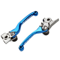 Zeta Light Blue Brake/Clutch Pivot Lever Set for HUSQVARNA TC250 2022-2025