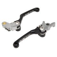 Zeta Black Pivot Lever Set for Honda CRF450RL 2021-2025