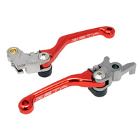 Zeta Red Pivot Lever Set for Honda CRF450L 2019-2020
