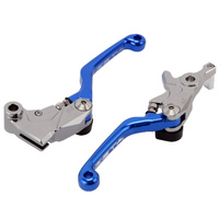 Zeta Blue Pivot Lever Set for Kawasaki VERSYS-X300 2017-2025