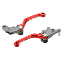 Zeta Red Pivot Lever Set for Suzuki DRZ400S/SM 2000-2024