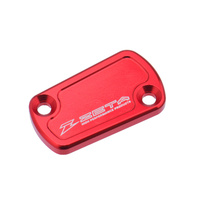 Zeta Red Brake Master Cylinder Cover for Kawasaki KX250X 2021-2025