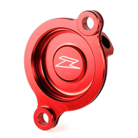 Zeta Red Oil Filter Cover for HONDA CRF450RX 2017-2025