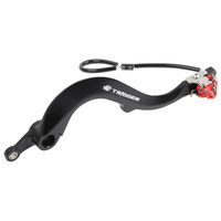 Zeta Red Tip Trigger Rear Brake Pedal for KAWASAKI KX250 2019-2020