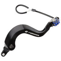 Zeta Blue Tip Trigger Rear Brake Pedal for YAMAHA YZ125 2005-2025
