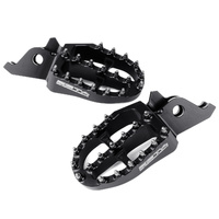 Zeta 57mm Black Alloy Ultrawide Footpegs for HONDA CRF250RALLY(S) (MD47) 2021-2024