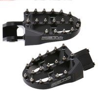 Zeta 57mm Black Alloy Ultrawide Footpegs for BETA RR4T 350-500 2010-2019