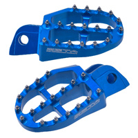 Zeta 57mm H-Blue Alloy Ultrawide Footpegs for KTM FREERIDE350 2012-2017