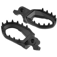 Zeta 60mm CrMo Black Ultrawide Footpeg for YAMAHA YZ450FX 2024-2025