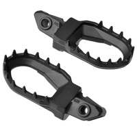 Zeta 60mm CrMo Black Ultrawide Footpeg for KTM 250-450XC-F 2023-2025
