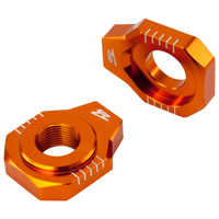 Zeta Orange Rear Axle Blocks for GASGAS EX300 2021-2023