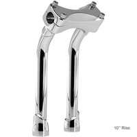 Biltwell Murdock 10" Chrome Pullback Bar Riser