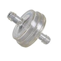 Single K&N Inline Petrol 1/4" Fuel Filter Stainless Mesh ATV Quad Dirt Bike
