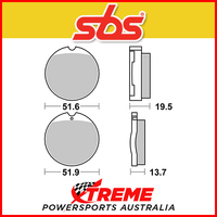 SBS Ceramic Front Brake Pads for EBC Honda CJ 250 T 1977