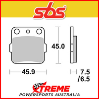 SBS Sintered Rear Brake Pads for Honda TRX 300 EX P/R/S/T/V/W/X/Y 93-08