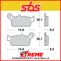 SBS Sintered Rear Brake Pads for Yamaha WR 400 1999-2001
