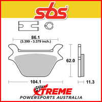 SBS Carbon Rear Brake Pads for HD FXSTC Softtail 1988-1999