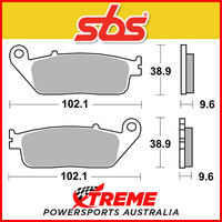 SBS Sintered Rear Brake Pads for Honda FJS600 Silverwing 2002-2006