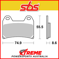 SBS EVO Sintered Front Brake Pads for Moto Guzzi 1400 California Touring 13-15