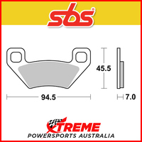 SBS Sintered Front Brake Pads for Arctic Cat 650 H1 4x4 Auto Utility 2007