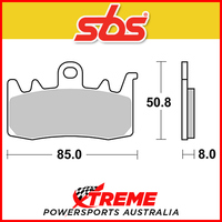 SBS Sintered Front Brake Pads for Aprilia Caponord 1200 13-14