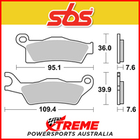 SBS Sintered Front Left Brake Pads for Can Am Outlander 1000 XT 12-14