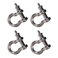 SNAP-D 19MM BOW SHACKLE - 4 PACK SPECIAL
