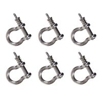 SNAP-D 8MM BOW SHACKLE - 6 PACK SPECIAL