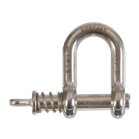 Snap-D 8mm Stainless Steel D-Shackle 1200Kg Towing Mass SD8DSS