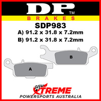 DP Brakes Yamaha YZ450F 2007-2018 SDP Pro-MX Copper Front Brake Pad