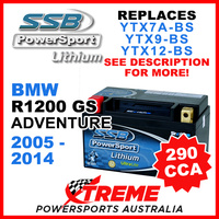 SSB 4-LFP14H-BS BMW R1200 GS Adventure 2005-2014 Lithium Battery LFP14H-BS