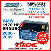 SSB 4-LFP14H-BS BMW 1170 HP2 Enduro 2006-2009 Lithium Battery LFP14H-BS