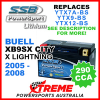 SSB 4-LFP14H-BS Buell XB9SX City X Lightning 2005-2008 Lithium Battery LFP14H-BS