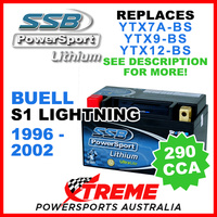SSB 4-LFP14H-BS Buell S1 Lightning 1996-2002 Lithium Battery LFP14H-BS