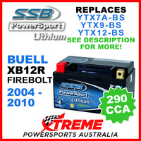 SSB 4-LFP14H-BS Buell XB12R Firebolt 2004-2010 Lithium Battery LFP14H-BS