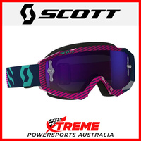 Scott Purple/Pink Hustle X Goggles With Purple Chrome Lens Motocross Dirt Bike