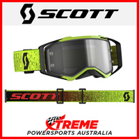 Scott Prospect LS Black/Yellow Goggles With Light Sensitive Grey Lens MX Bike