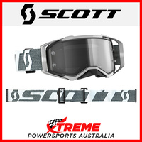 Scott Prospect LS Grey/Grey Goggles With Light Sensitive Grey Lens MX Dirt Bike