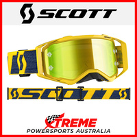Scott Prospect Yellow Goggles With Yellow Chrome Lens MX Dirt Bike