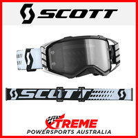 Scott Prospect Sand Dust Black/White Goggles With Light Sensitive Grey Lens MX