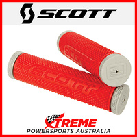 Scott SX11 ATV Grip Diamond Red/Grey Motocross Handlebar 2196251010