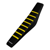 Strike Seats Gripper Pleated Yellow/Black/Black for Suzuki RM85 2002-2023