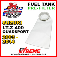 PROFILL MX ATV For Suzuki FUEL TANK PRE-FILTER LT-Z400 LTZ400 QUADSPORT 2003-2014