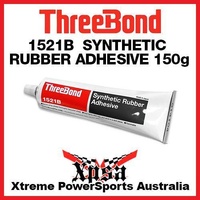 THREEBOND 1521B SYNTHETIC RUBBER INDUSTRIAL ADHESIVE BLACK 150GM PLASTICS METALS