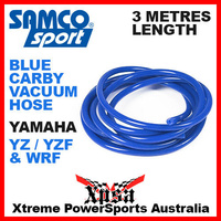 3M SAMCO SILICONE CARBY CARBURETTOR VACUUM HOSE BLUE YAMAHA YZ YZF 125 250F 450F