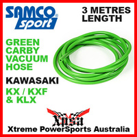 3M SAMCO SILICONE CARBY CARBURETTOR VACUUM HOSE GREEN KAWASAKI KX KXF 250 450 MX