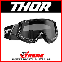 Thor Combat Sand Black Goggles With Grey Smoke Lens MX Eyewear Motocross Bike