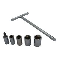 Whites Mini T-Handle Socket Set 6/8/10/12/14mm+Phillips#2